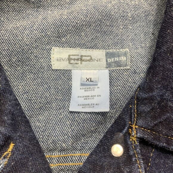 Evan Picone Vintage Women’s Denim Jacket Size XL - Picture 2 of 8